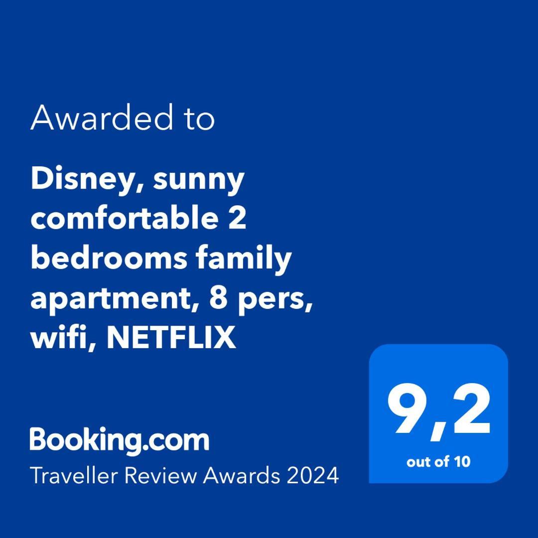 Apartment Disney, Sunny Comfortable 2 Bedrooms Family Apartment, 8 Pers, Wifi, Netflix