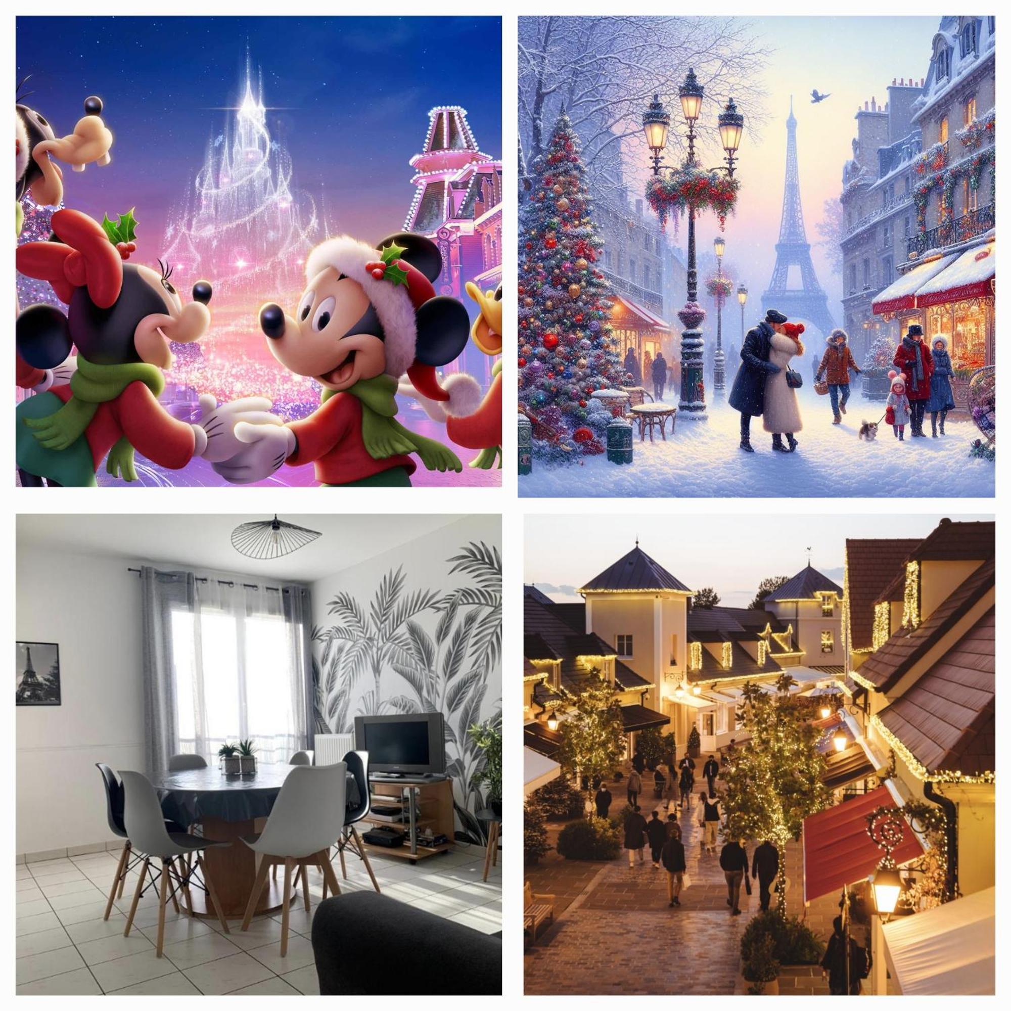 Disney, Sunny Comfortable 2 Bedrooms Family Apartment, 8 Pers, Wifi, Netflix Apartment Chessy (Seine-et-Marne)